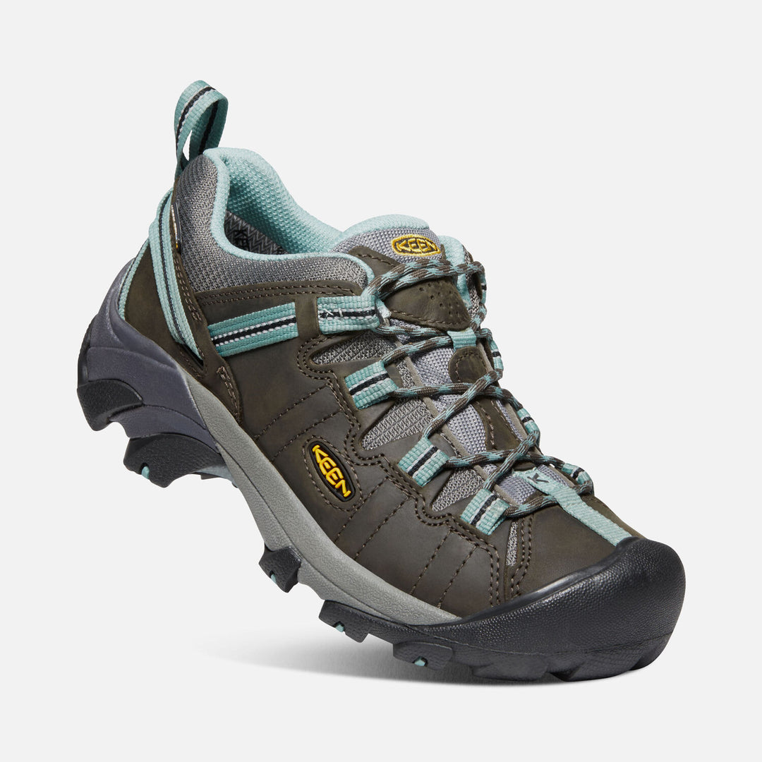 Women's Keen Targhee II Waterproof Color: Black Olive/Mineral Blue