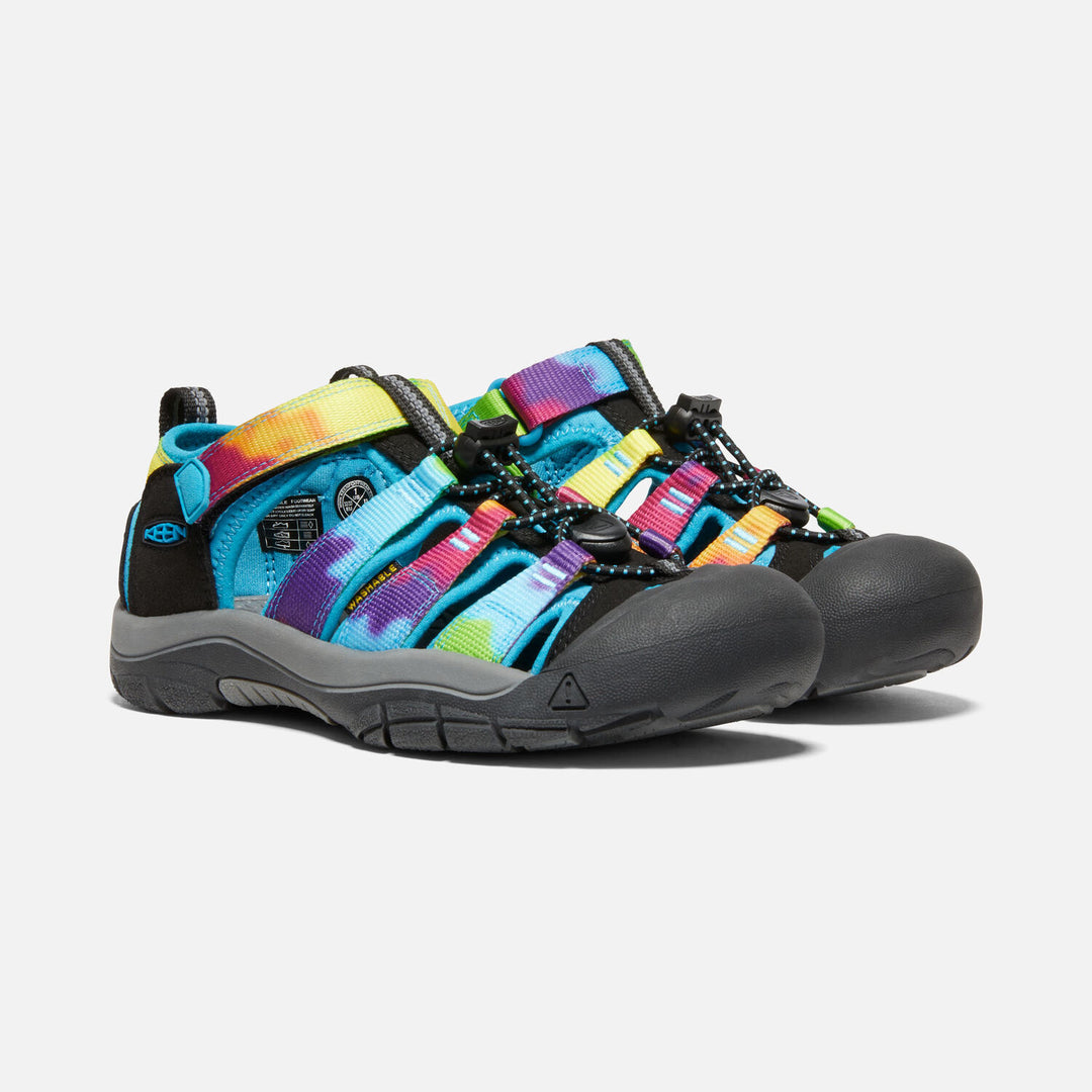 Big Kids Keen Newport H2 Color: Rainbow Tie Dye 