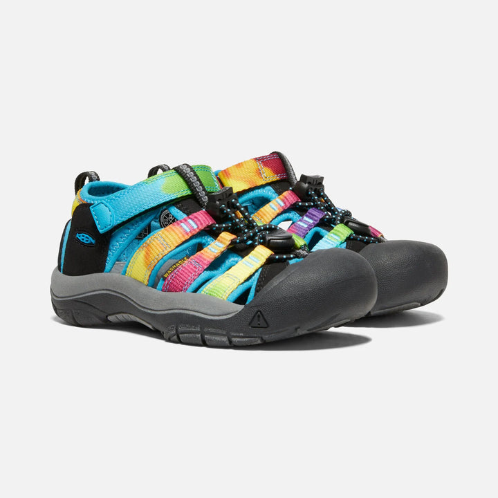 Little Kids Keen Newport H2 Color: Rainbow Tie Dye