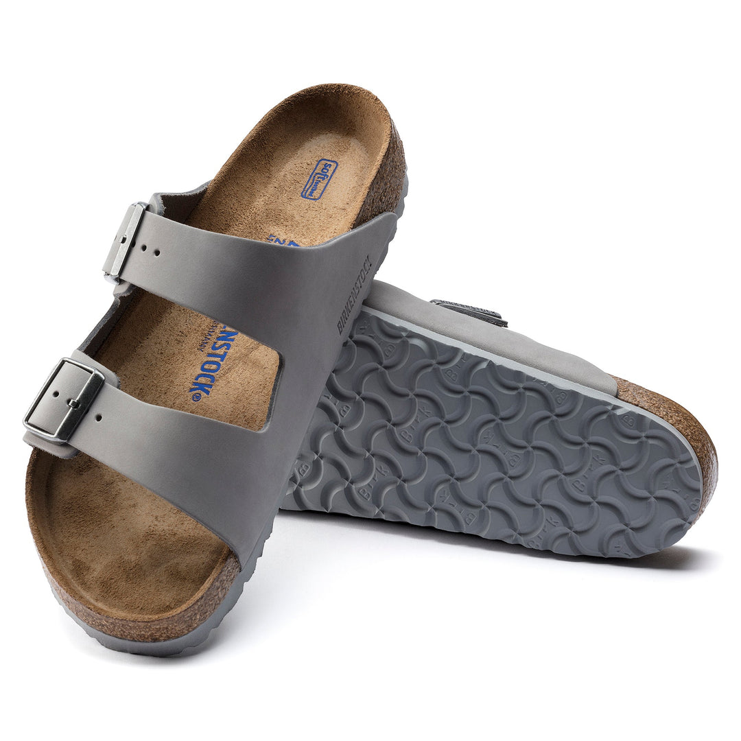 Women's Arizona Soft Footbed Nubuck Leather Color: Dove Gray