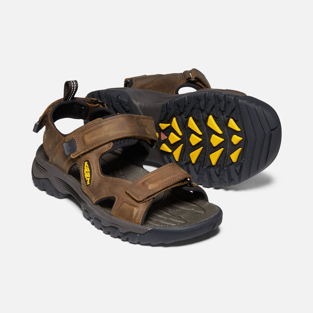 Men's Keen Targhee III Open Toe Sandal Color: Bison/Mulch
