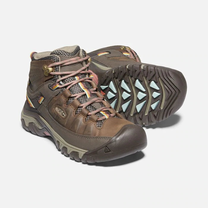 Women's Keen Targhee III Mid Waterproof Color: Bungee Cord/ Redwood