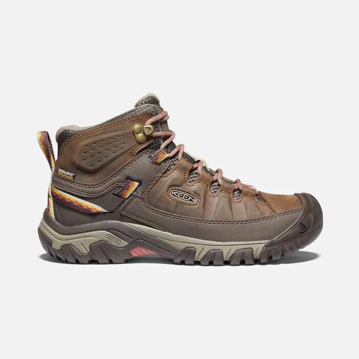 Women's Keen Targhee III Mid Waterproof Color: Bungee Cord/ Redwood