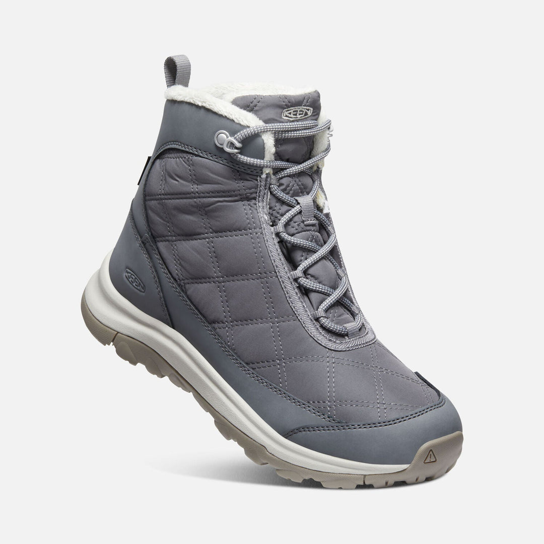 Women's Keen Terradora II Wintry Waterproof Boot Color: Magnet/ Steel Grey