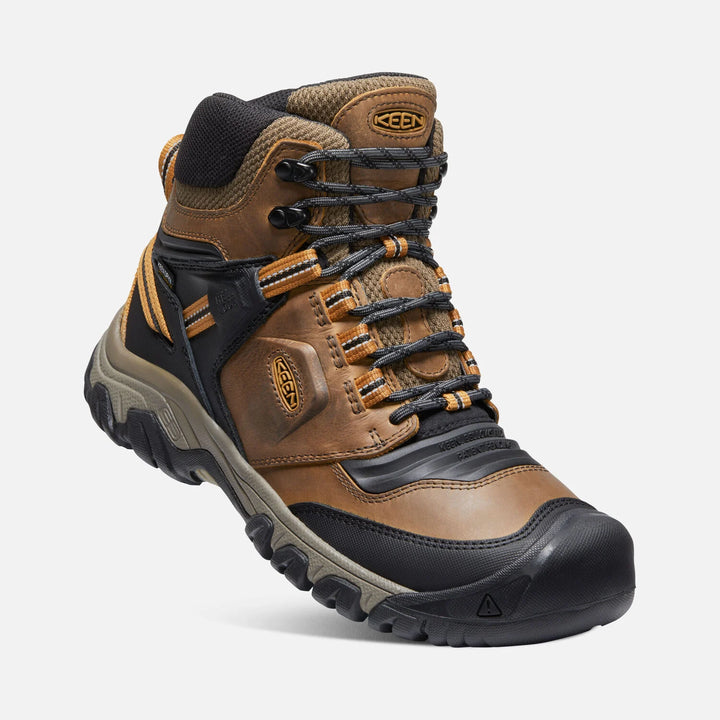 Men's Keen Ridge Flex Waterproof Boot Color: Bison/Golden Brown