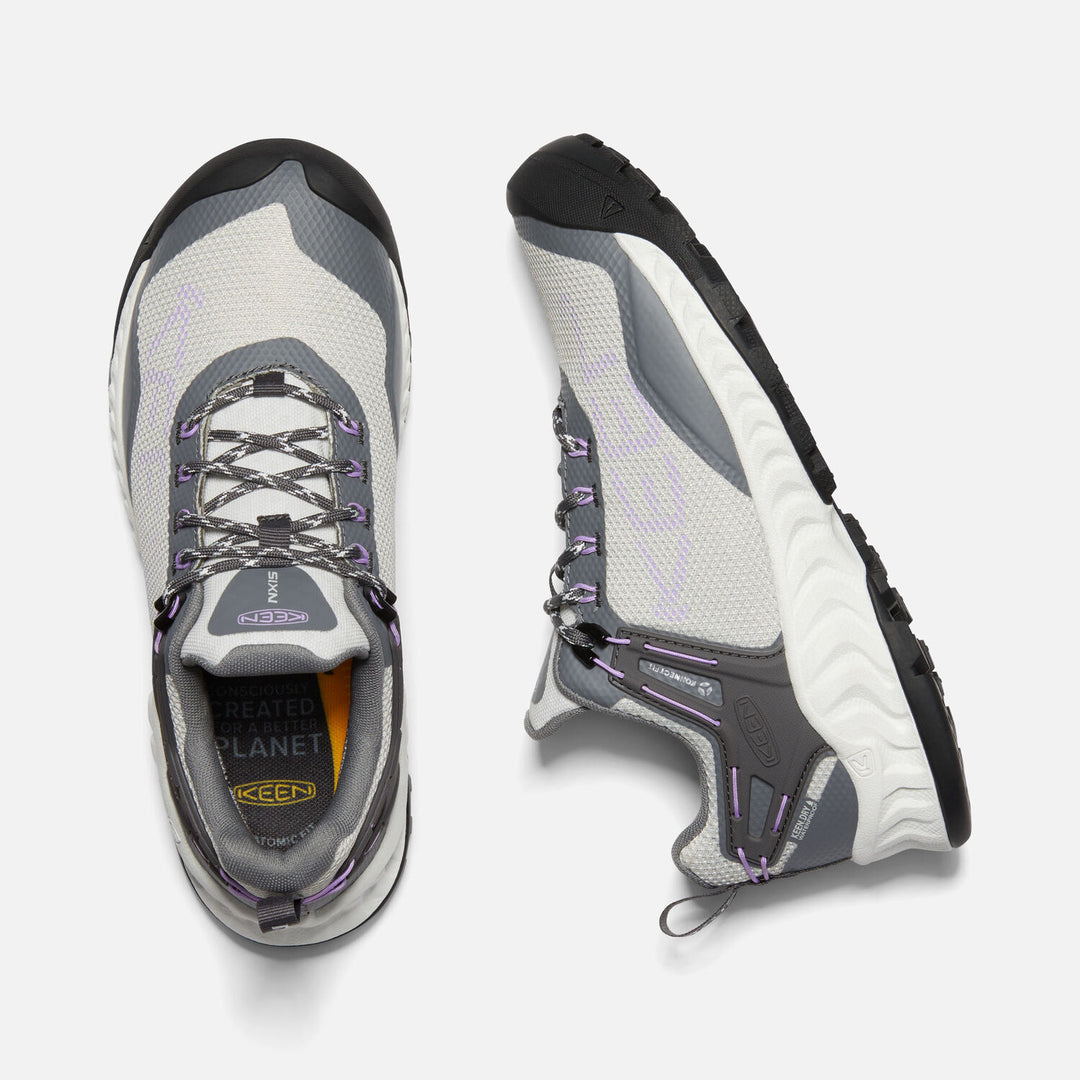 Women's Keen NXIS EVO Waterproof Color: Steel Grey/English Lavender