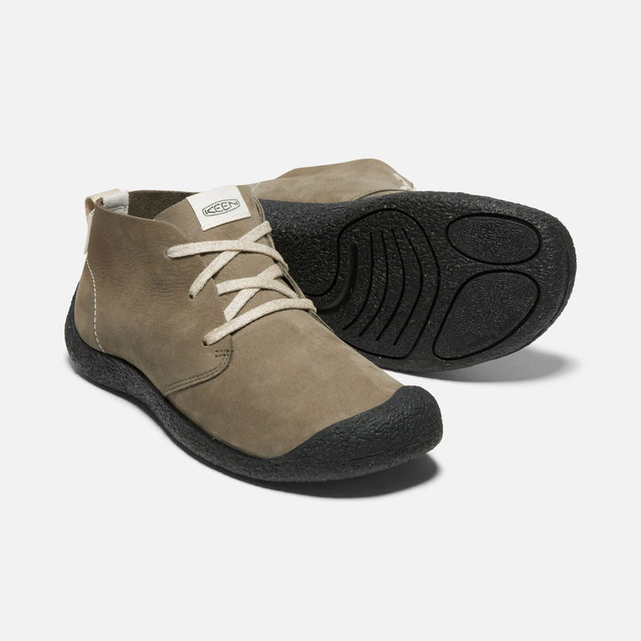 Men's Keen Mosey Leather Chukka Color: Dark Olive Black