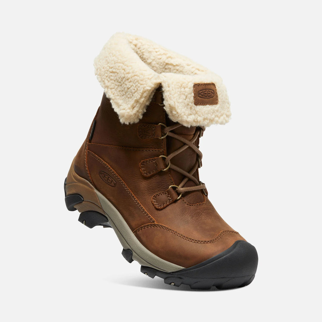 Women's Betty Waterproof Short Boot Color: Brown / Shitake