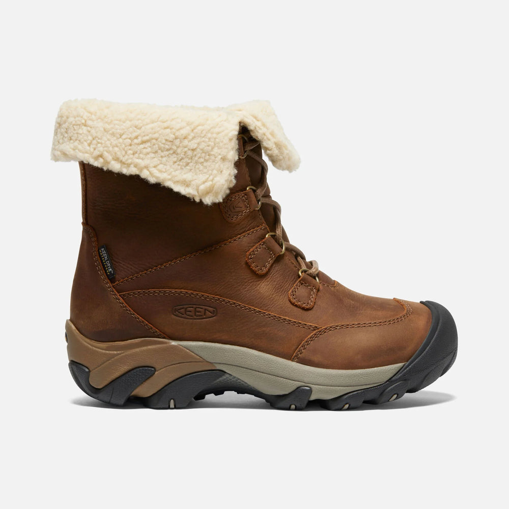 Women's Betty Waterproof Short Boot Color: Brown / Shitake