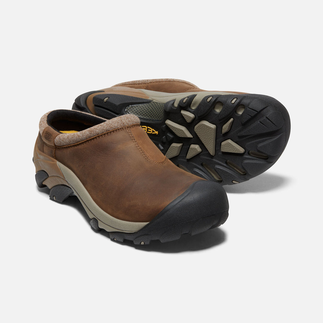 Men's Keen Targhee II Clog Color: Dark Earth/ Black