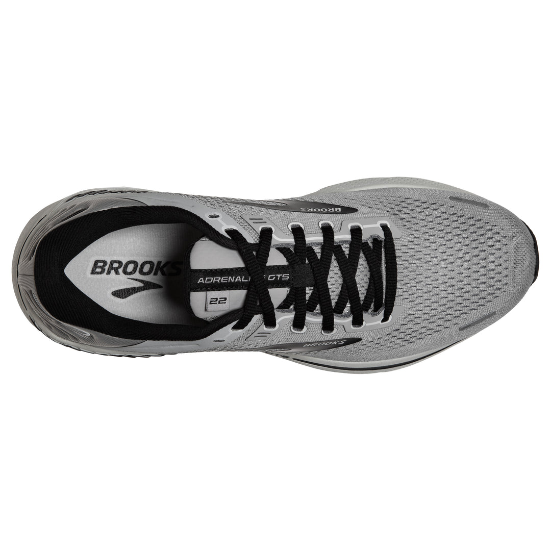 Men's Brooks Adrenaline GTS 22 Color: Alloy/Grey/Black