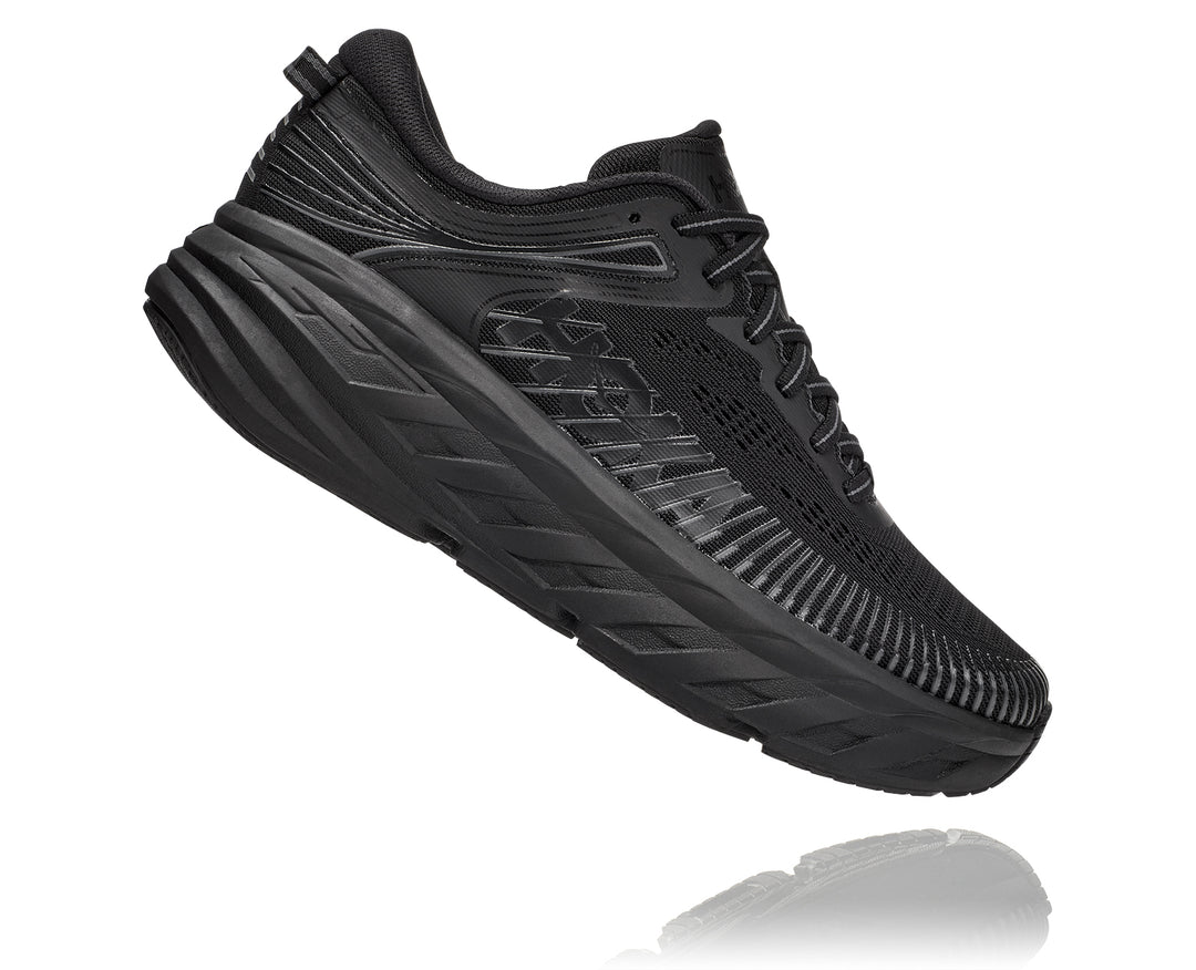 Women's Hoka Bondi 7 Color: Black/Black