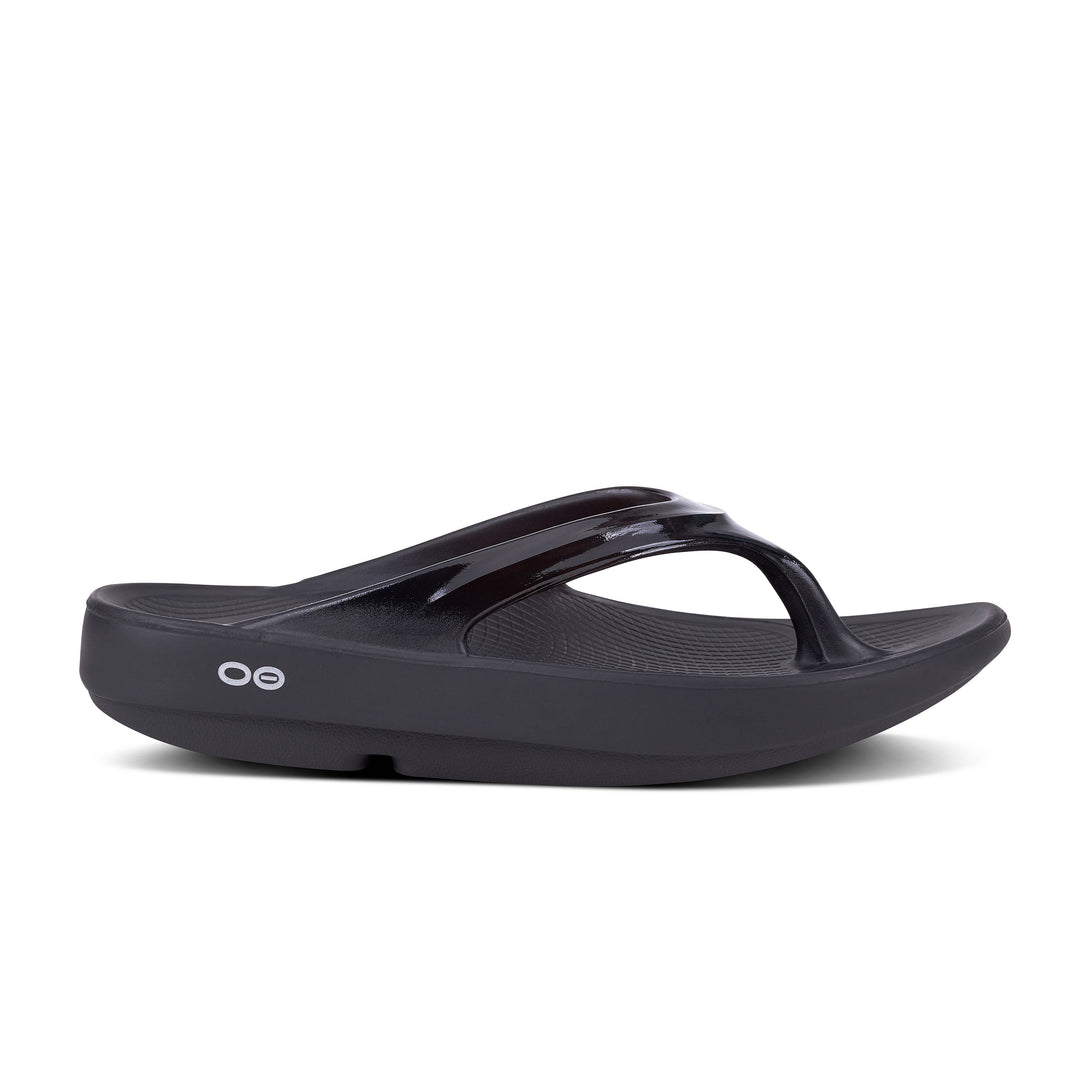 Women's Oofos OOlala Thong Color: Black