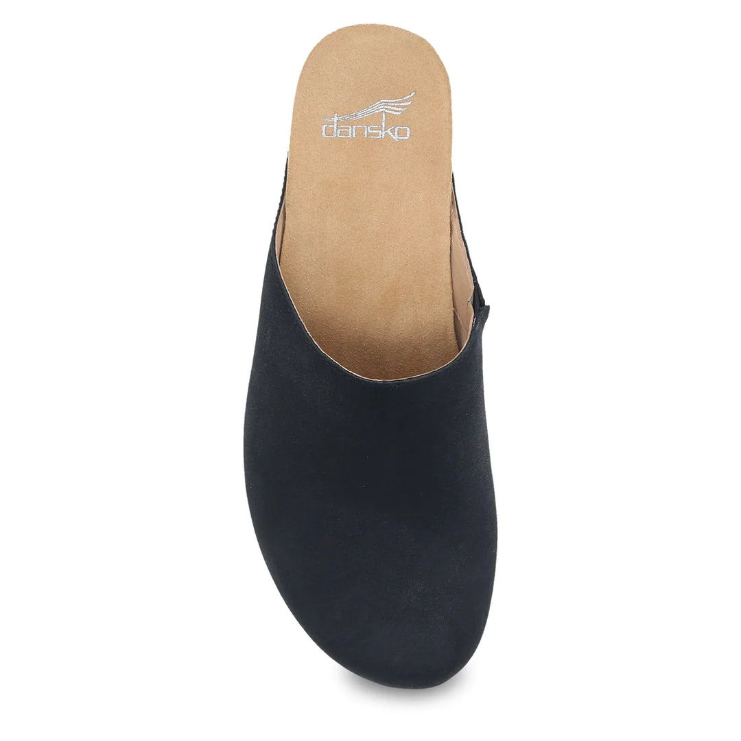 Women's Dansko Talulah Color: Black Milled Nubuck