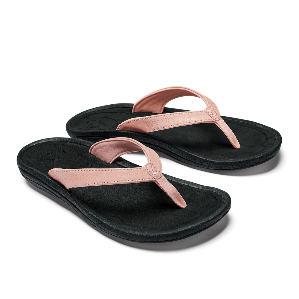 Women's Olukai Kūlapa Kai Color: Petal Pink / Black