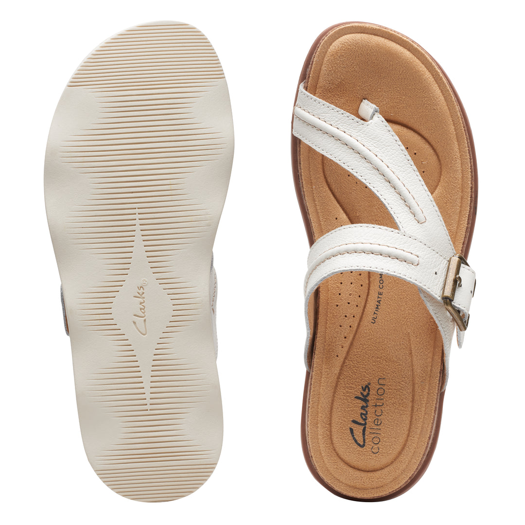 Women's Clarks Brynn Madi Color: White Leather 