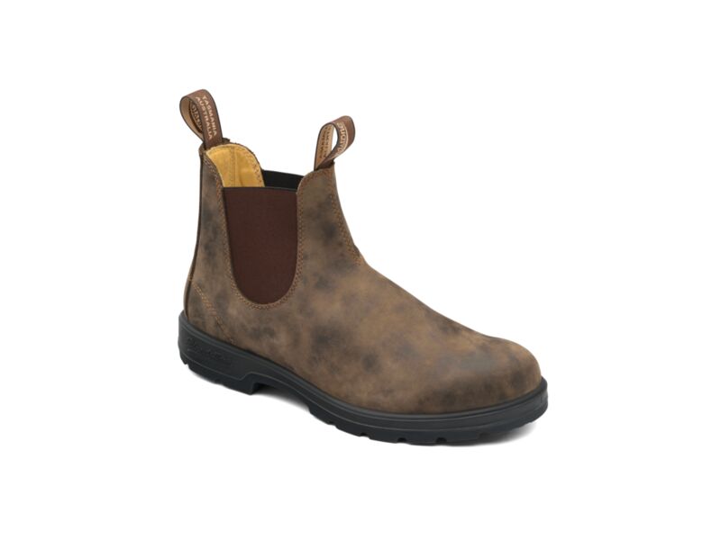 Men's Blundstone #585 Chelsea Boot Color: Rustic Brown
