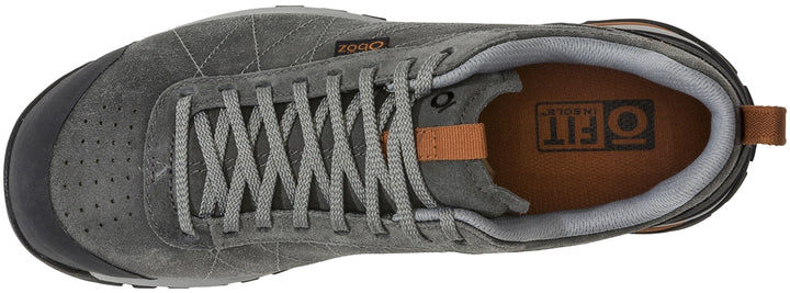 Men's Oboz Bozeman Low Leather Color: Charcoal