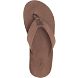 Men's Chaco Classic Leather Flip Color: Dark Brown