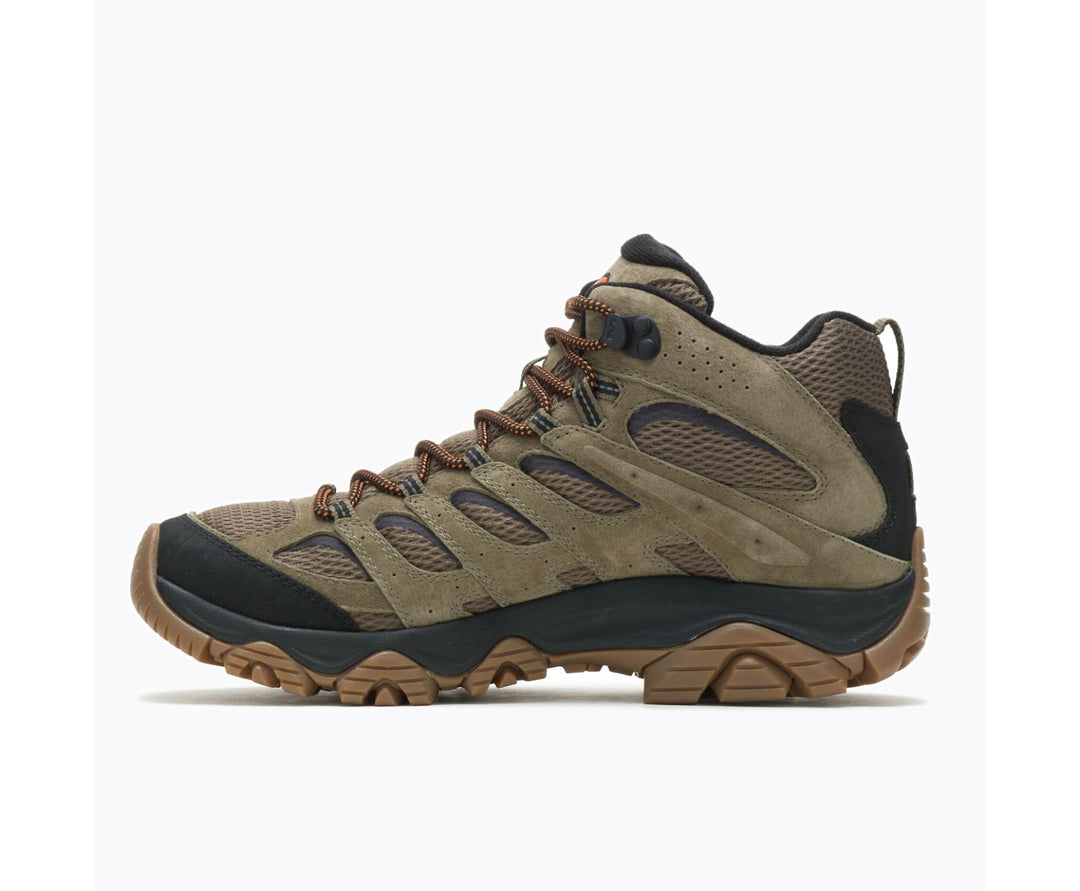 Men's Merrell Moab 3 Mid Waterproof Color: Olive / Gum