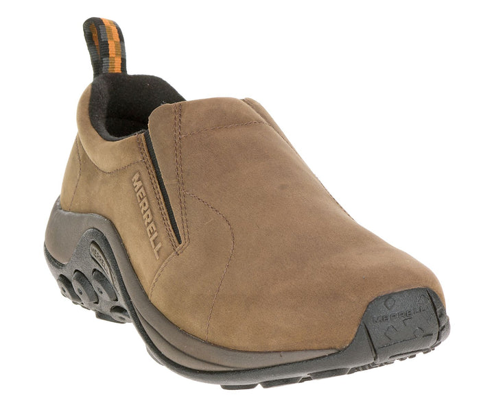 Men's Merrell Jungle Moc Nubuck Color: Brown (WIDE WIDTH)