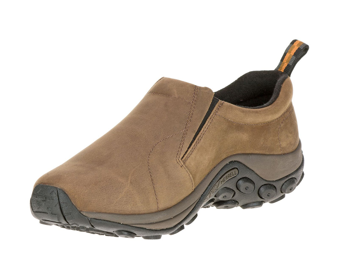 Men's Merrell Jungle Moc Nubuck Color: Brown (WIDE WIDTH)