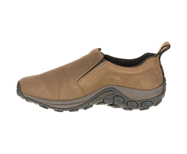 Men's Merrell Jungle Moc Nubuck Color: Brown (WIDE WIDTH)