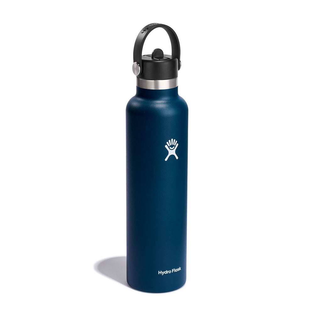 Hydro Flask 24 oz Wide Mouth w/ Straw Lid Color: Indigo