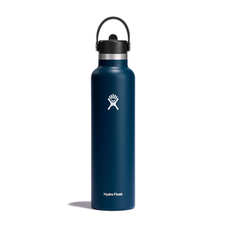 Hydro Flask 24 oz Wide Mouth w/ Straw Lid Color: Indigo