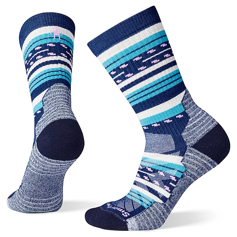 Women's Smartwool Hike Light Cushion Margarita Crew Socks Color: Alpine Blue 