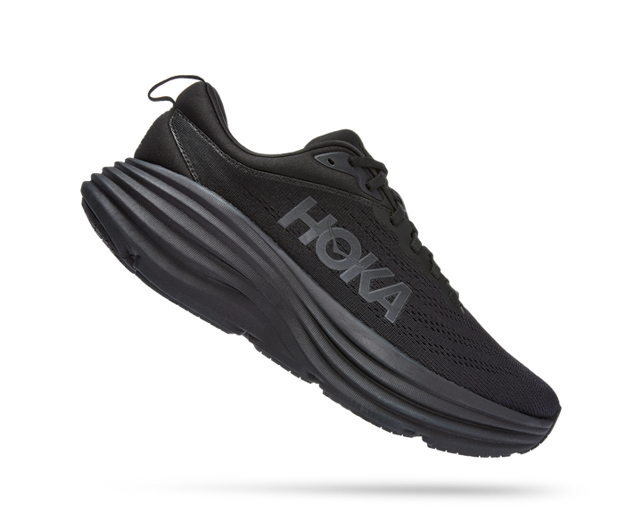 Men's Hoka Bondi 8 Color: Black / Black