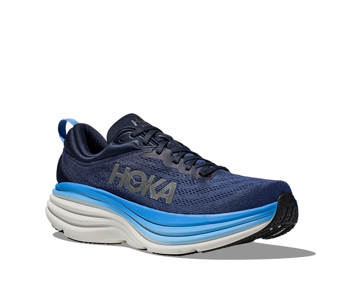 Men's Hoka Bondi 8 Color: Outer Space / All Abroad (WIDE WIDTH)