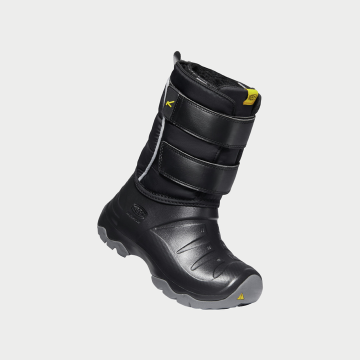 Little Kid's Keen Lumi II Waterproof Boot Color: Black/ Steel Grey