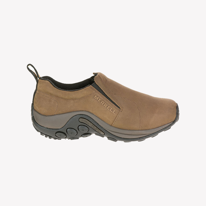 Men's Merrell Jungle Moc Nubuck Color: Brown (WIDE WIDTH)