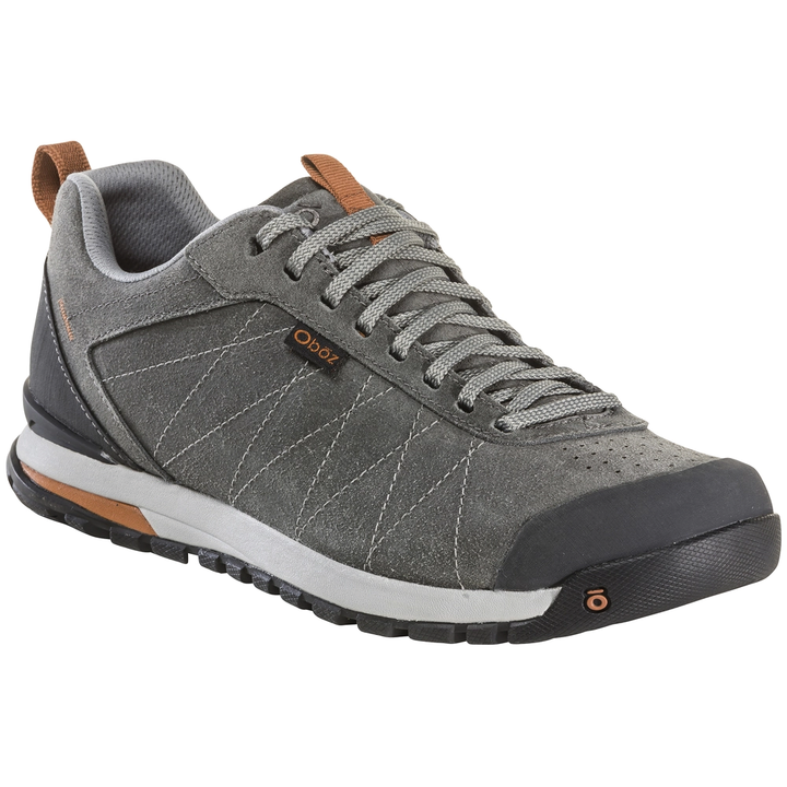 Men's Oboz Bozeman Low Leather Color: Charcoal