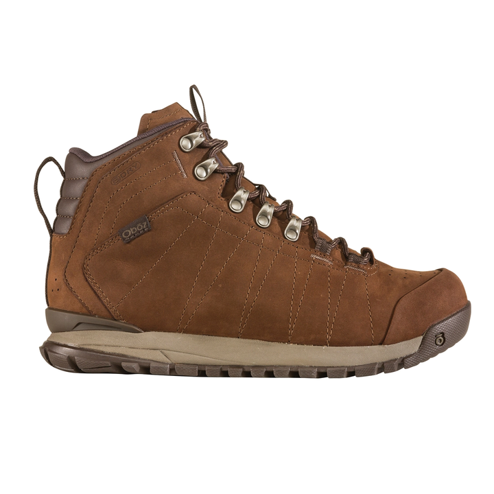 Men's Oboz Bozeman Mid Leather Waterproof Color: Darkearth