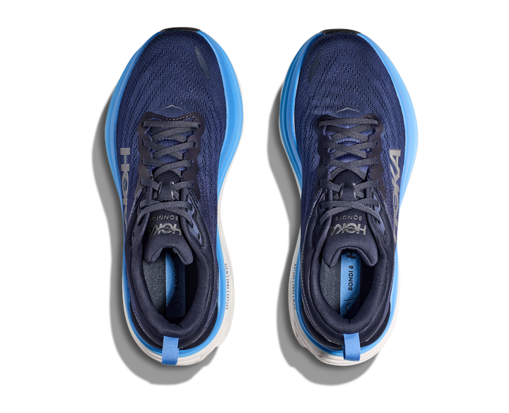 Men's Hoka Bondi 8 Color: Outer Space / All Abroad (WIDE WIDTH)