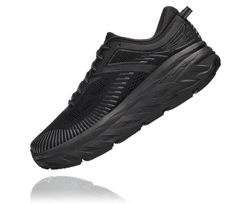 Men's Hoka Bondi 7 Color: Black / Black