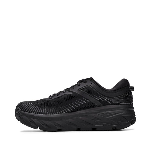 Men's Hoka Bondi 7 Color: Black / Black