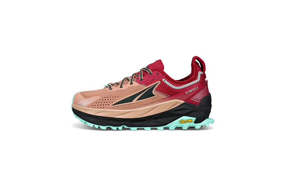 Women's Altra Olympus 5 Color: Brown/ Red