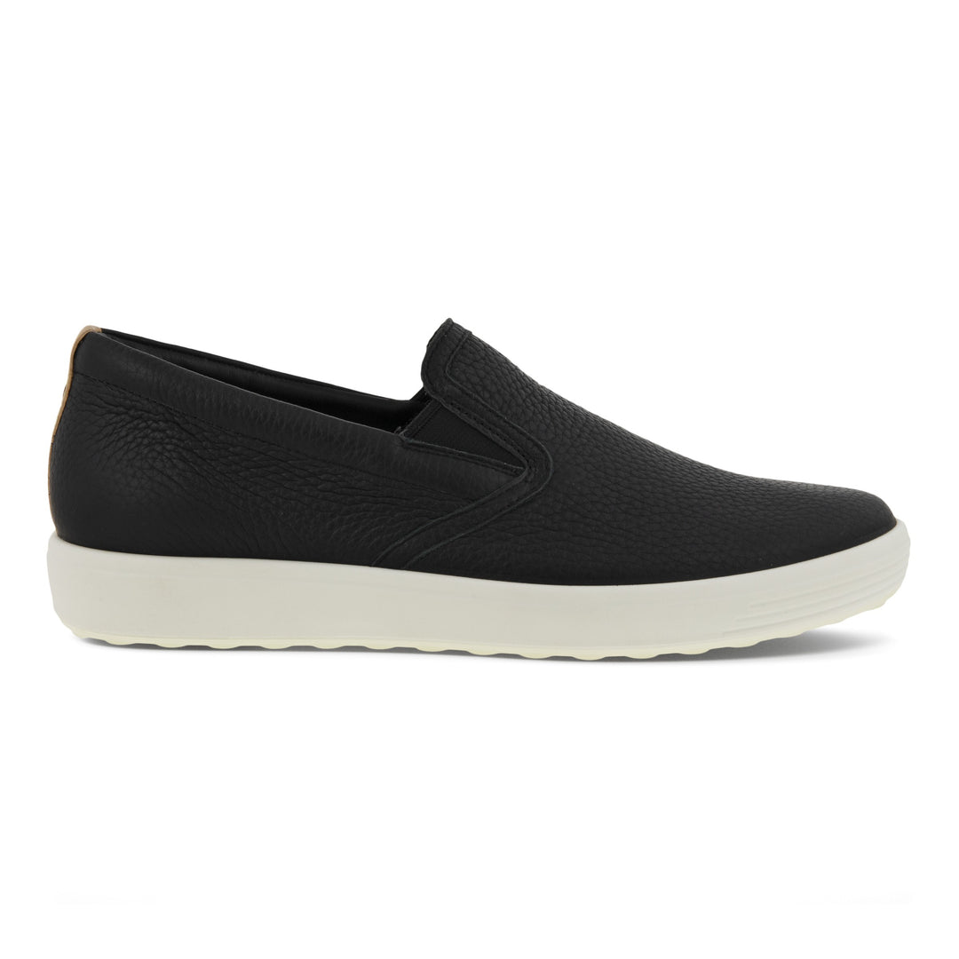 Women's Ecco Soft 7 Slip-On Color: Black Powder