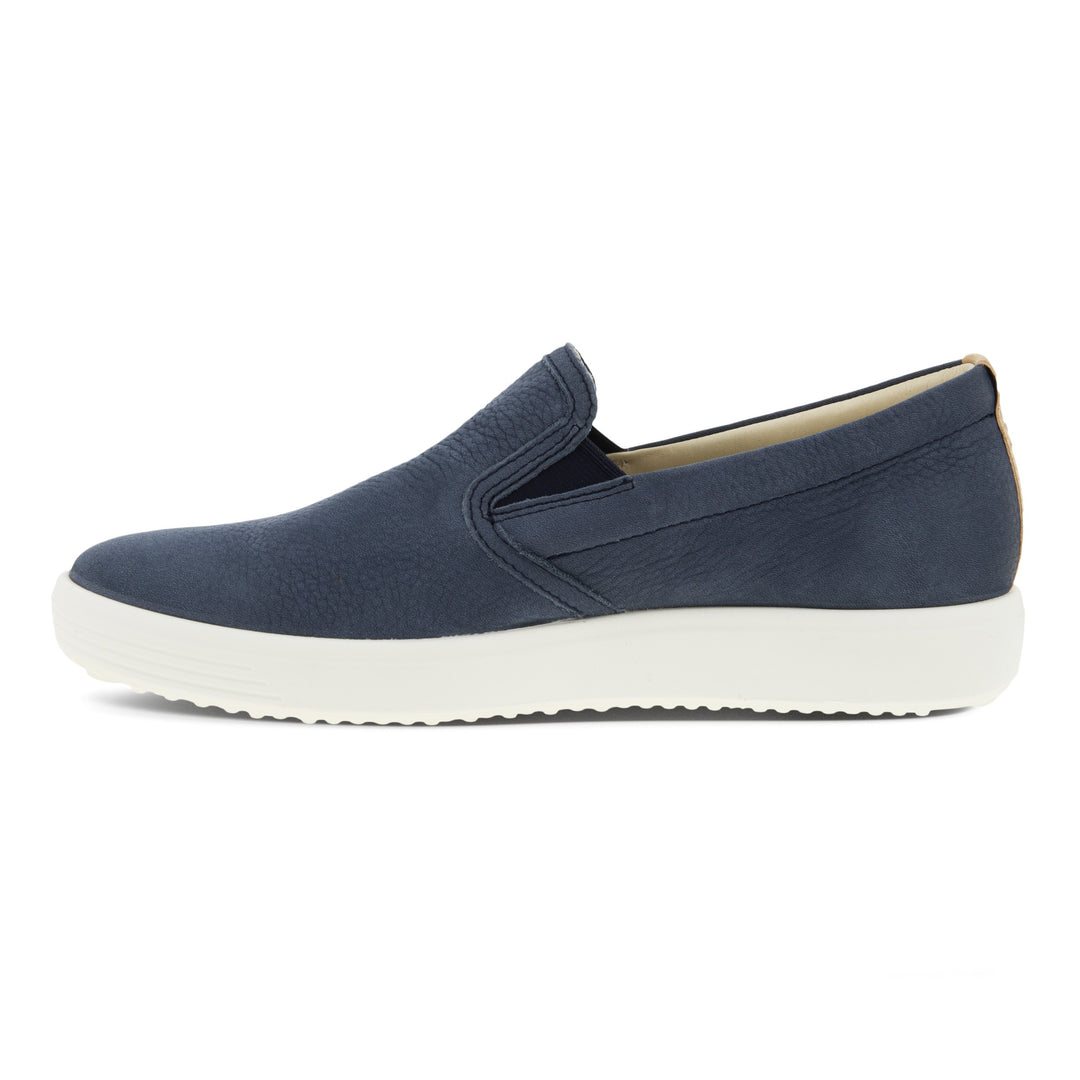 Women's Ecco Soft 7 Slip-On Color: Marine Powder