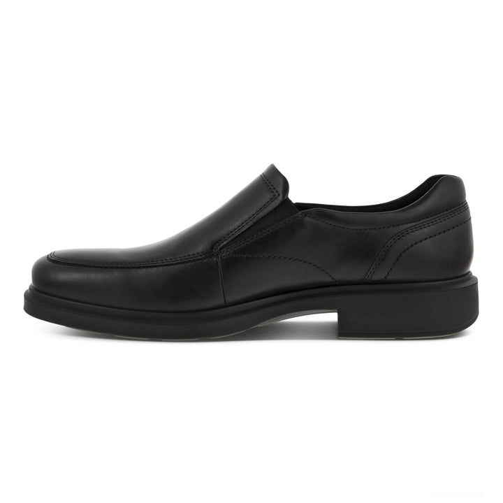 Men's Ecco Helsinki 2.0 Apron Toe Slip-On Color: Black