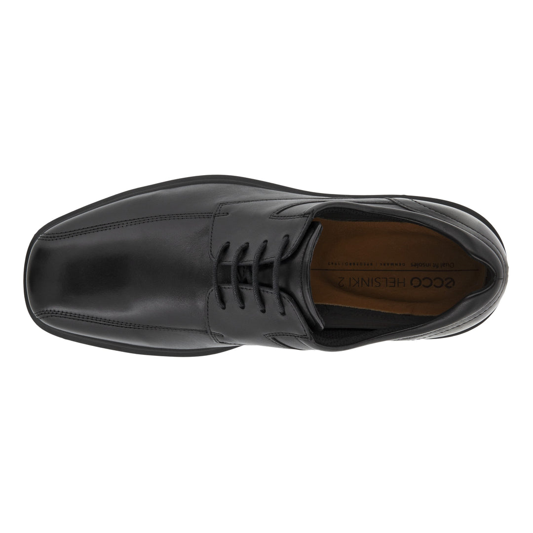 Men's Ecco Helsinki 2.0 Bike Toe Tie Color: Black