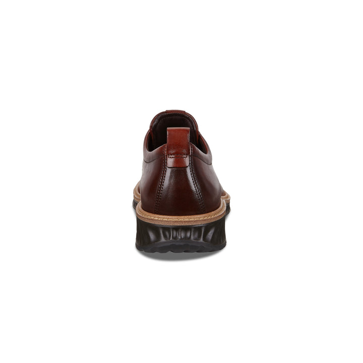 Men's Ecco ST.1 Hybrid Plain Toe Color: Cognac