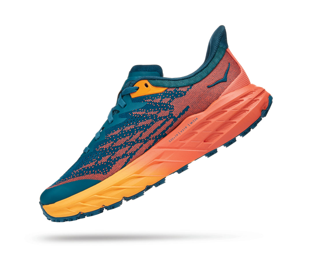 Women's Hoka One One Speedgoat 5 Color: Blue Coral / Camellia