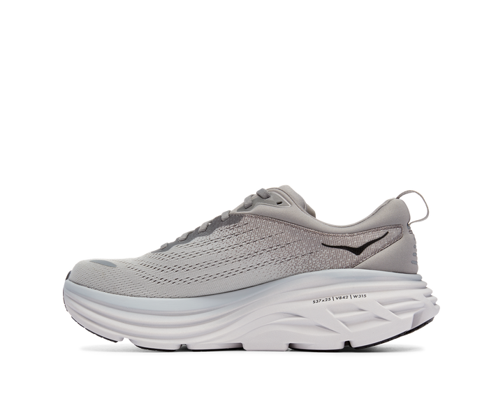 Men's Hoka Bondi 8 Color: Sharkskin / Harbor Mist