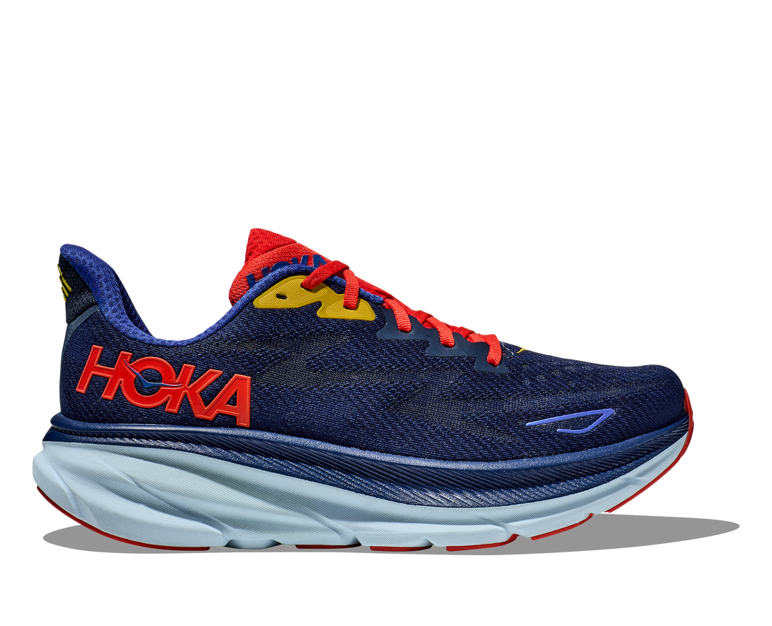 Men's Hoka One One Clifton 9 Color: Bellwether Blue/ Dazzling Blue