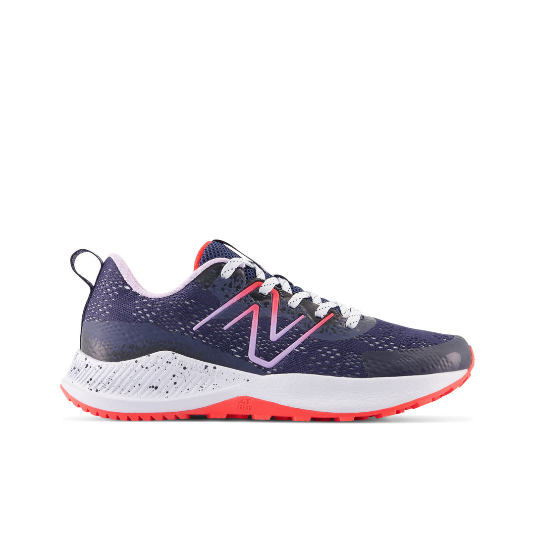 Big Kid's New Balance DynaSoft Nitrel v5 Color: Eclipse with Natural Indigo and Electric Red