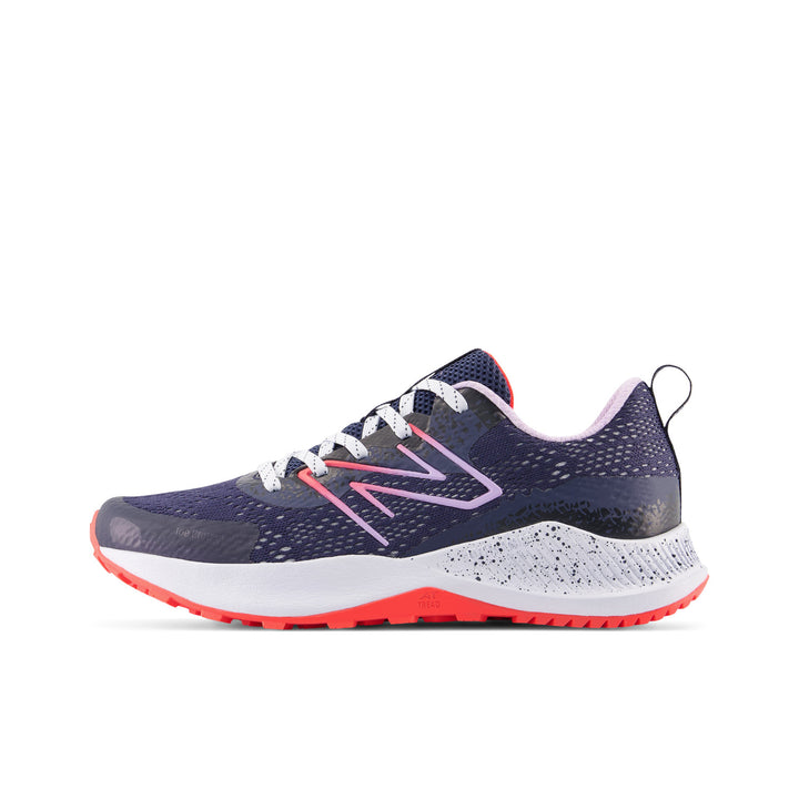 Big Kid's New Balance DynaSoft Nitrel v5 Color: Eclipse with Natural Indigo and Electric Red